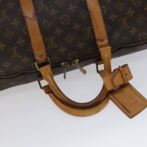 LOUIS VUITTON Monogram Keepall 50 Boston Bag M41426 LV Auth 111798 - Picture 7 of 16